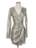 VICI Metallic Silver Cocktail Dress Size S - photo 1