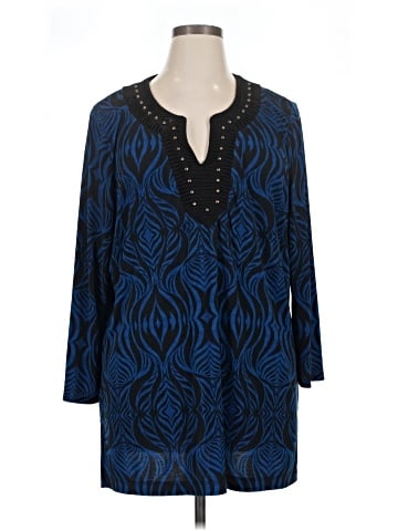 Dana Buchman for Kohls Long Sleeve Henley (view 1)