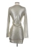 VICI Metallic Silver Cocktail Dress Size S - photo 2