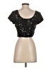 Express Black Short Sleeve Top Size S - photo 2