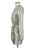 VICI Metallic Silver Cocktail Dress Size S - photo 5