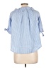 Haute Hippie 100% Polyester Blue 3/4 Sleeve Blouse Size L - photo 2