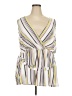Torrid Stripes White Casual Dress Size 4X Plus (4) - photo 1