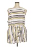 Torrid Stripes White Casual Dress Size 4X Plus (4) - photo 2