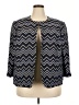 Tahari by ASL Chevron-herringbone Blue Blazer Size 20W - photo 1