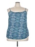 Time and Tru Blue Sleeveless Blouse Size 22 - photo 1