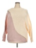 Andree by UNIT 100% Polyester Color Block Pink Pullover Sweater Size 3X - photo 1