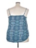 Time and Tru Blue Sleeveless Blouse Size 22 - photo 2