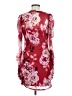 Fourteenth Place 100% Polyester Floral Red Cocktail Dress Size M - photo 2