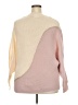 Andree by UNIT 100% Polyester Color Block Pink Pullover Sweater Size 3X - photo 2