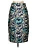 J.Crew Collection Print Teal Formal Skirt Size 2 - photo 1