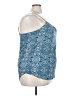 Time and Tru Blue Sleeveless Blouse Size 22 - photo 4