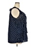 Roz & Ali 100% Polyester Polka Dots Blue Sleeveless Blouse Size 3X - photo 4