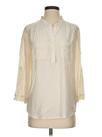 Judith & Charles 3/4 Sleeve Button-Down Shirt (view 1)