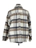 Grace + Karma 100% Polyester Plaid Gray Coat Size 1X - photo 2
