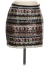 Guess 100% Polyester Graphic Silver Casual Skirt Size S - photo 1