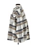 Grace + Karma 100% Polyester Plaid Gray Coat Size 1X - photo 5