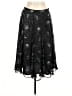 Coldwater Creek 100% Polyester Graphic Black Formal Skirt Size M - photo 1