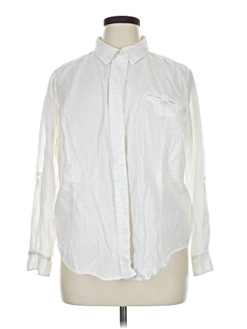 Liz Claiborne Long Sleeve Button-Down Shirt (view 1)