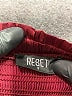 Reset Solid Burgundy Casual Skirt Size S - photo 4