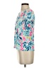 Lilly Pulitzer Tropical Blue Short Sleeve Blouse Size XS - photo 5