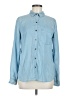 SO 100% Lyocell Blue Long Sleeve Button-Down Shirt Size M - photo 1