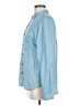 SO 100% Lyocell Blue Long Sleeve Button-Down Shirt Size M - photo 5