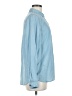 SO 100% Lyocell Blue Long Sleeve Button-Down Shirt Size M - photo 4