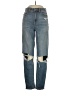American Eagle Outfitters Graphic Blue Jeans Size 2 - photo 1