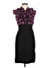 Snap Argyle Black Cocktail Dress Size 9 - photo 1