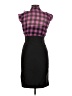 Snap Argyle Black Cocktail Dress Size 9 - photo 2