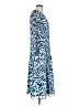 Ichi Animal Print Blue Casual Dress Size EU 36 / US 6 - photo 4