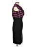 Snap Argyle Black Cocktail Dress Size 9 - photo 4