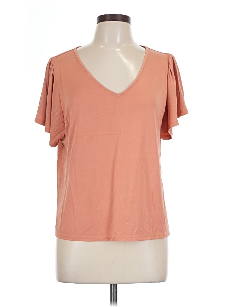 Pre-owned A New Day Short Sleeve T-shirt In Tan