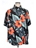 In'Voland Tropical Black Short Sleeve Blouse Size 20 - photo 1