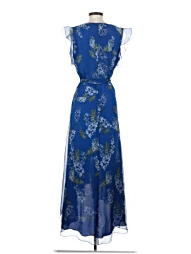 sandro blue dress Milla Knit Maxi Dress Navy Blue main image 1