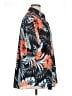 In'Voland Tropical Black Short Sleeve Blouse Size 20 - photo 4