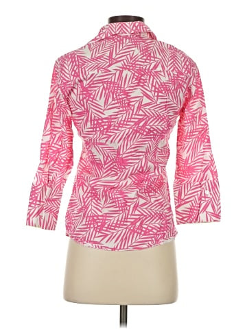 Foxcroft 3/4 Sleeve Button-Down Shirt (view 2)
