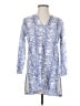 Roberta Roller Rabbit 100% Cotton Blue 3/4 Sleeve Blouse Size S - photo 1