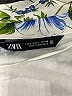 Zara Floral Ivory 3/4 Sleeve Blouse Size L - photo 6