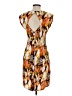 Unbranded Print Orange Casual Dress Size XXS (estimated) - photo 2