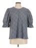 Assorted Brands Gray 3/4 Sleeve Blouse Size M - photo 1