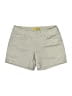 YMI Solid Gray Khaki Shorts Size 7 - photo 1