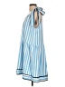 Unbranded Stripes Blue Casual Dress Size L - photo 5