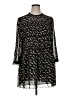 Zara Basic Print Black Casual Dress Size XL - photo 1