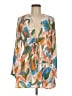 Kittenish 100% Polyester Tropical Tan Casual Dress Size M - photo 1