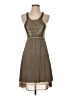 IISLI Metallic Tan Cocktail Dress Size S - photo 1