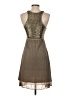 IISLI Metallic Tan Cocktail Dress Size S - photo 2