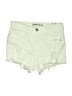 Express Jeans Solid Ivory Shorts Size 0 - photo 1