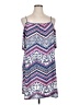 Tacera Print Blue Casual Dress Size XL - photo 1